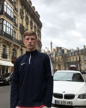 Connor Newall in Paris.